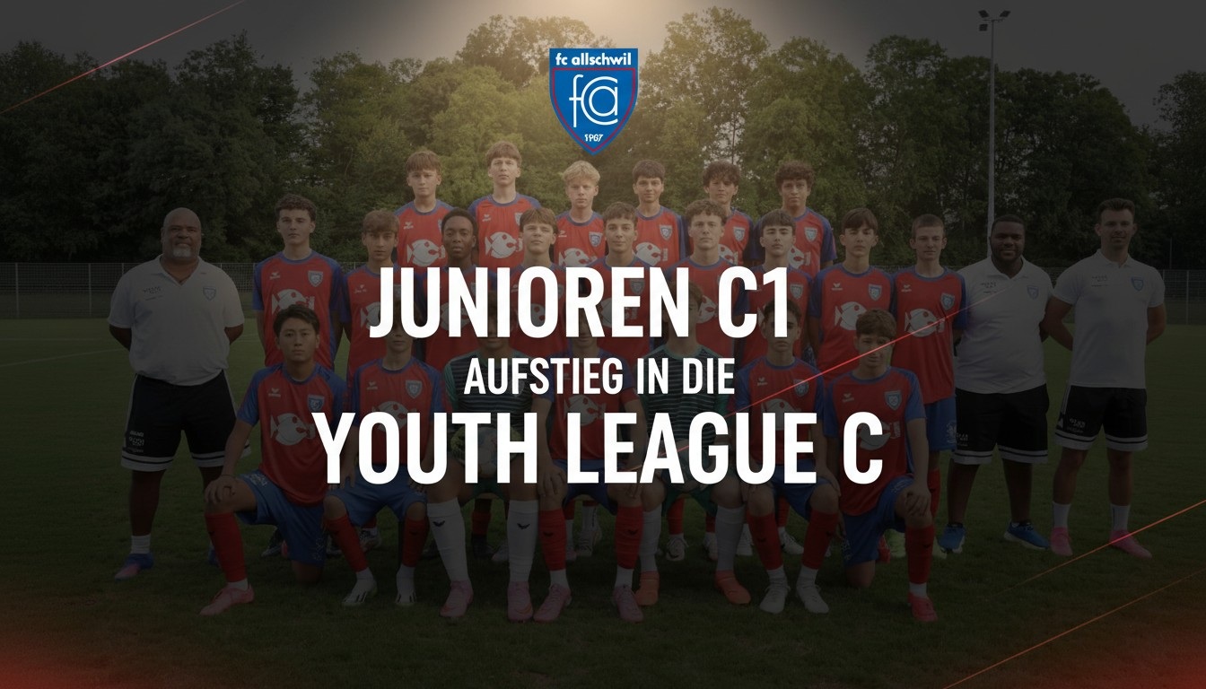 Junioren C1 des FC Allschwil – Aufstieg in die Youth League C